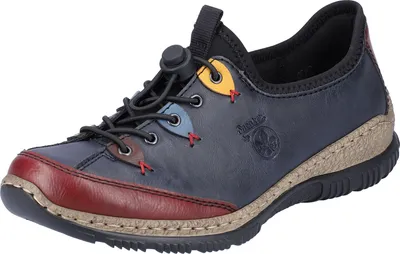 Image de Chaussures basses à lacets Rieker en bleu, taille 36