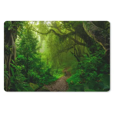 Produktbild von MuchoWow® Mauspad Mousepad Landschaft - Dschungel - Tropisch - Sonne - Grün 27x18 cm - Mousepads - Maus Mat - Pad - Mausunterlage - Büroartikel - Desk Matten