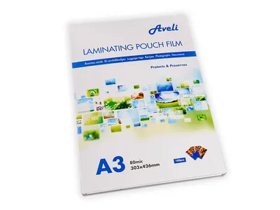 Obrázek produktu pro Laminovací fólie AVELI A3/160mic (2x80),lesklé