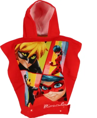 Produktbild von Miraculous Ladybug Kids Poncho Towel With Hood