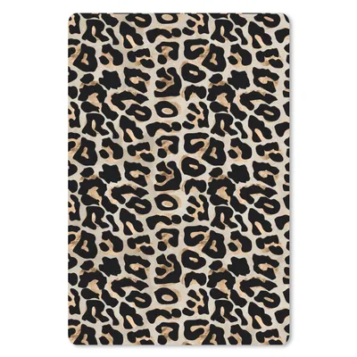 Produktbild von MuchoWow® Mauspad Mousepad Panther Druck - Luxus - Gold 18x27 cm - Mousepads - Maus Mat - Pad - Mausunterlage