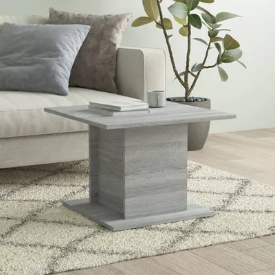 Image de 2025 cloris Table basse Gris Sonoma 55,5x55,5x40 cm Bois composite - Tables basses Sale1912495 1parcel
