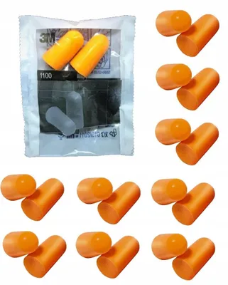 Produktbild von 3M 1100 Gehörschutzstöpsel Schlaf Lärmschutz 10 Paar