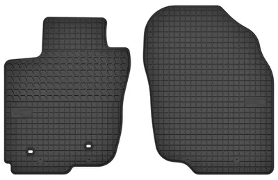 Productafbeelding van Rubberen voormatten voor Toyota RAV4 III 2006-2013 (SUV) – 2-delig, zwart, op maat – Wielganizator SolidTread