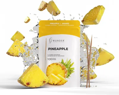 Produktbild von Wunderzahnstocher Pineapple Refill Pack 100 Stück
