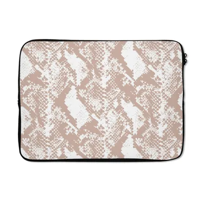 Produktbild von MuchoWow® Laptop Hülle 14 ZollTiermuster - Schlange - Form - Pastell Laptoptasche - Laptoptasche - Stoßsicher - Schutzhaube