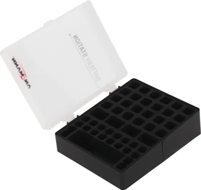 Produktbild von ANSMANN Batteriebox für 48 Batterien Akkus Größe AAA, AA, 9V