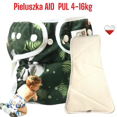 Image de BORSUKI NappiMe AIO PUL, couche lavable réutilisable