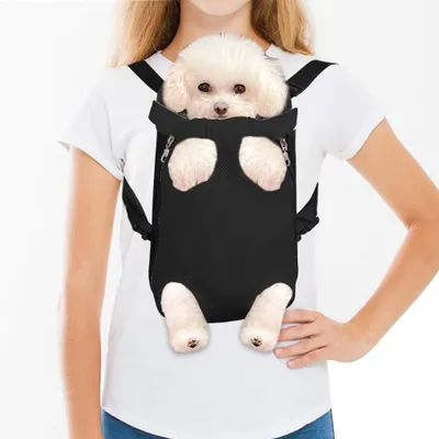 Produktbild von Atmungsaktiver Tierrucksack für kleine Hunde und Katzen, verstellbar für Reisen