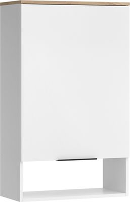 Vicco Hängeschrank Wido, 60 x 100 cm mit Tür, Weiß/Sonoma