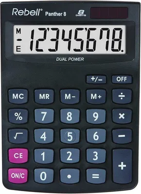 Zdjęcie produktu dla Kalkulator czarny - RE PANTER 8