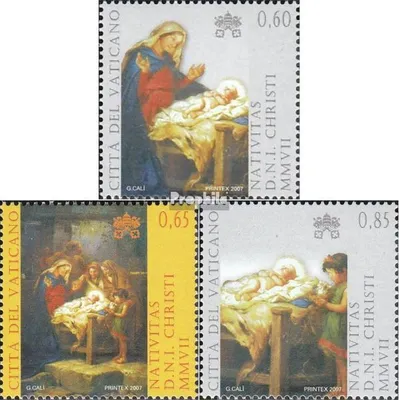 Produktbild von Briefmarken Vatikanstadt 2007 Mi 1597-1599 (kompl.Ausg.) gestempelt Weihnachten