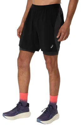 Produktbild von Asics - Laufshorts für Herren GT20531 (M) (Schwarz/Grau)