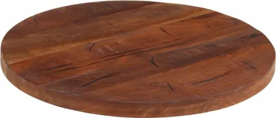 Produktbild von vidaXL Tischplatte Ø 50x2,5 cm Rund Altholz Massiv