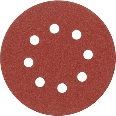 Obrázok produktu pre Brúsny papier 125 mm P40 s otvormi 5 ks suchý zips TO-08574