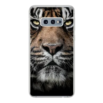Produktbild von MuchoWow® Handyhülle Schutzhülle Hülle für Samsung Galaxy S10e Tiger - Nahaufnahme - Tier Silikon Softcase Handy Hülle - Handy