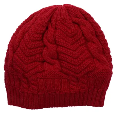 Imagen del producto de Gorro de lana merino 100% rojo
