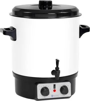 Produktbild von Royal Catering Glühweintopf - 27 L - Timer - Ablasshahn