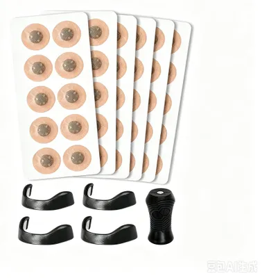 Obrázok produktu pre 60 magnetických náplastí na nos pre zlepšenie dýchania
