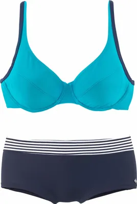 Produktbild von s.Oliver Bügel-Bikini marine-türkis Größe 36 Cup B