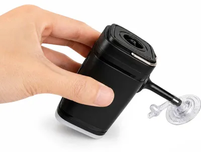 Produktbild von Luftpumpe elektrisch 4000Pa – 280L/min, 1200mAh, USB-C, 5 Düsen | Mini Pumpe für Pool & Camping
