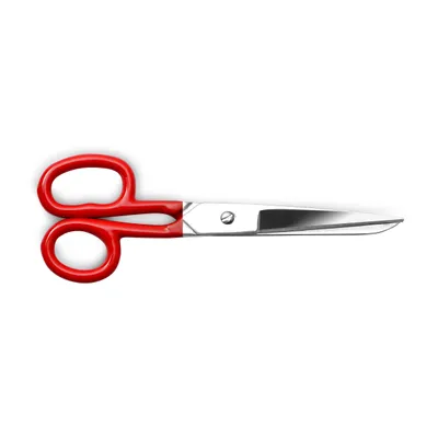 Obrázek produktu pro Krejčovské nůžky z nerezové oceli Nůžky na textil Červené SEMI-TEILORS 18 cm