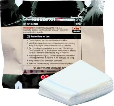 Produktbild von HemCon ChitoGauze XR PRO Hämostatischer Gazeverband 7,5cmx3,7m CoTCCC-approved