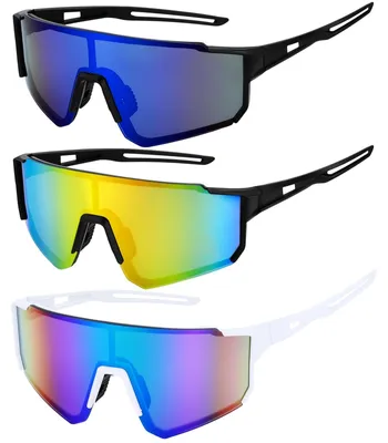 Produktbild von Set mit 3 Sportsonnenbrillen mit UV 400 Schutz