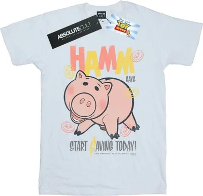 Produktbild von Disney - "Toy Story 4 The Piggy Bank" T-Shirt für Herren BI52236 (XXL) (Weiß)