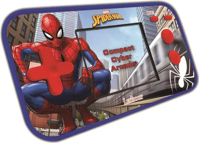 Produktbild von Spider-Man Compact Cyber Arcade® Pocket-Konsole mit 150 Spielen und 2,5"-Farbbildschirm