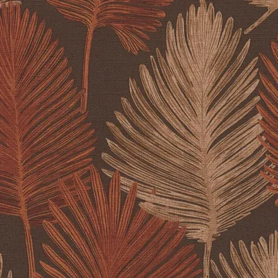 Immagine prodotto di Profhome 786735-GU Carta da parati floreale opaca marrone rame beige perlato rosso-marrone 5,33 m2