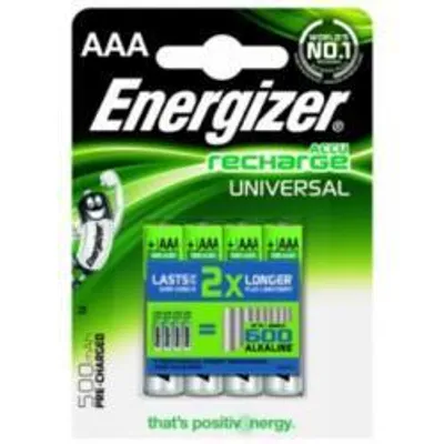 Zdjęcie produktu dla Akumulatorki AAA gotowe do użycia 4 sztuki w opakowaniu - oryginał Energizer Universal