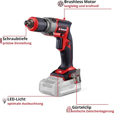 Produktbild von Einhell Professionel Akku-Trockenbauschrauber TP-DY 18 Li- BL Solo mit Koffer