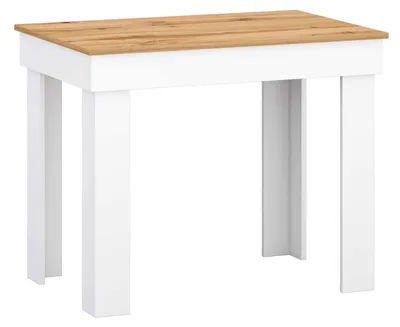 Produktbild von Esstisch Cassie Küchentisch 90x60x73cm weiß Eiche Gold Craft