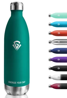 Produktbild von Thermosflasche, 1000 ml, doppelwandig, auslaufsicher, für kohlensäurehaltige Getränke
