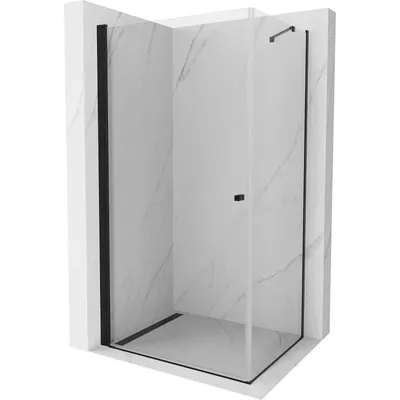 Obrázok produktu pre Mexen Pretoria sprchová kabína, kyvné dvere 70 x 90 cm, transparentnéné, čierna - 852-070-090-70-00
