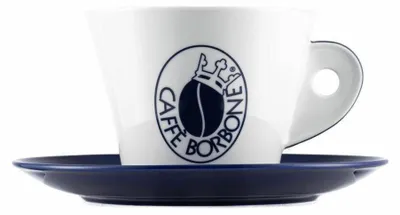 Produktbild von Caffè Borbone XXL Jumbotasse mit Untertasse, Porzellan, 1.2 L