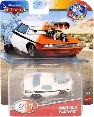 Produktbild von Mattel GNY94-F sort. - Disney - Cars - Color Changers - Autos – Farbwechsel (Snot Rod)