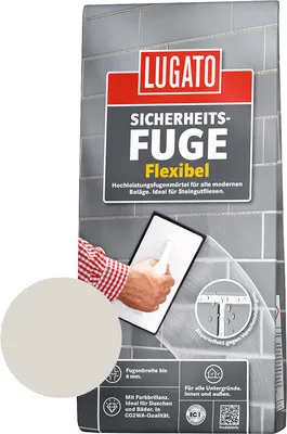 Produktbild von Lugato Fugenmörtel Sicherheitsfuge Flexibel manhattan 1 kg