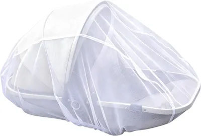 Obrázek produktu pro Síťka na kočárek - Mřížka proti komárům pro kočárek - Ochrana proti hmyzu venku - Univerzální velikost - 90 x 40 x 45 cm