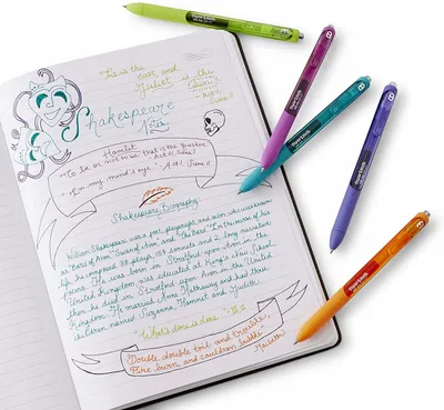 Obrázek produktu pro Papermate InkJoy Gel, Zasouvací gelové pero, Růžová, Růžová, Průhledná, Kulatý, Pro praváky i leváky, Střední