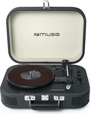 Produktbild von Muse MT-201 DG, Schwarz, 33,45,78 RPM, 10 m, 3,5 mm, 5 W, 100 - 240 V