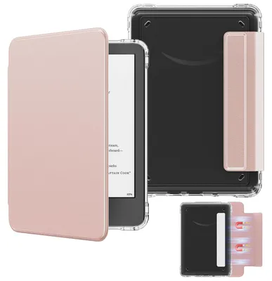 Produktbild von MoKo Magnetische Hülle für Kindle 11. Gen 2024/2022 6 Zoll, Roságold
