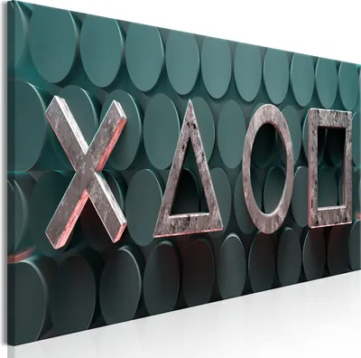 Produktbild von Modernes Wandbild n-A-1230-b-a (150x50 cm) - 1 Teilig Bilder Fotografie auf Leinwand Foto Bild Dekoration Wand Bilder Kunstdruck SPIELKONSOLE GAMER
