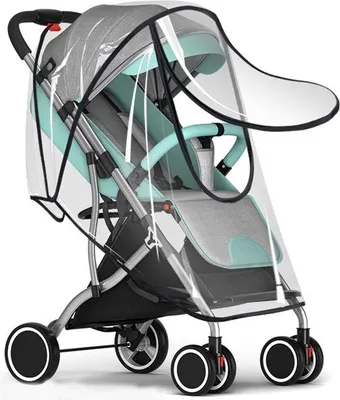 Produktbild von Regenverdeck für Kinderwagen, atmungsaktiv, schadstofffrei, 1 Stück