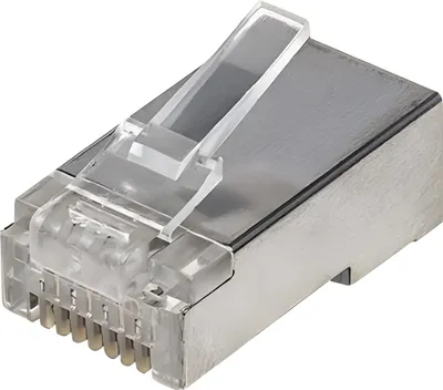 Image de Intellinet 790529 Intellinet Modularstecker RJ45 Cat5e STP 3-Punkt 100 Stk.