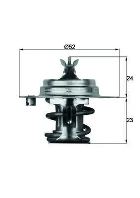 Produktbild von MAHLE Thermostat Kühlmittel 88°C für TOYOTA COROLLA (ZZE12, NDE12, ZDE12) für LAND ROVER Freelander SUV (L314) für FORD TRANSIT Bus TRANSIT Kasten