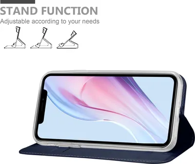 Image de Cadorabo Housse pour Apple iPhone 13 PRO Housse de protection en bleu Cover Etui Book Case Booklet