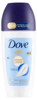 Produktbild von 6x Dove Deo Deo Roll On Advanced Care Talkum, Antitranspirant Deodorant 48 Stunden 50 ml + Italian Gourmet polpa 400g