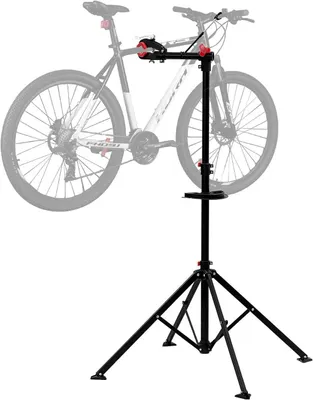 Image de Support de réparation pour vélos et support de montage, en métal, à quatre pieds